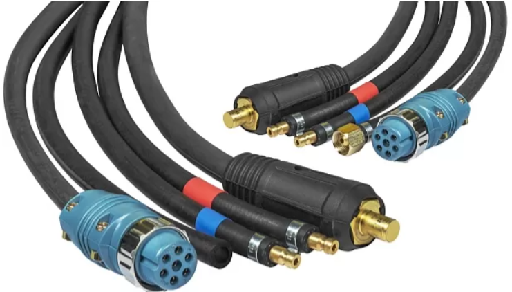 Комплект соединительных кабелей 5 м для п/а ALPHAMIG-500S PLUS + ALPHAWF-1/ALPHAWF-2 жидкостное охлаждение КЕДР 8012681-002 Комплекты и посты
